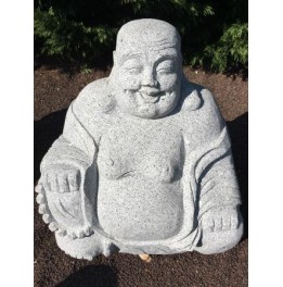 Buda sentado granito decoração A 60 cm