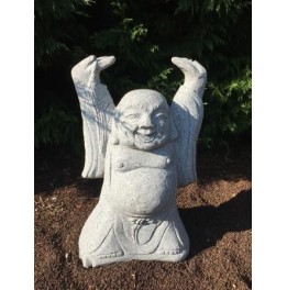 Buda Feliz granito decoração A 60 cm