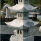Lanterna Kodai toku san ju tou granito decoração (altura: 210 cm)